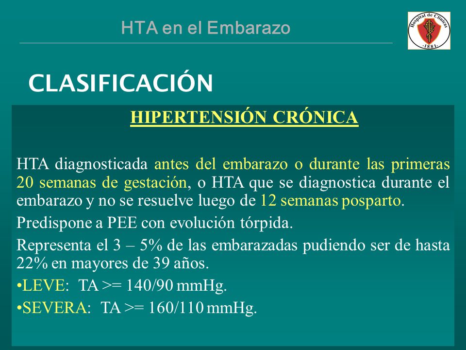 Manejo de la hipertensión leve en el embarazo